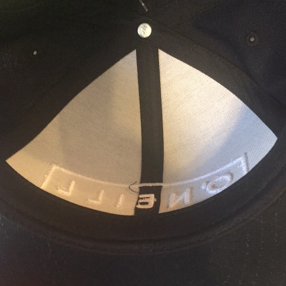 O'Neill Utility Hat  Black w White Snapback OS - Picture 7 of 11